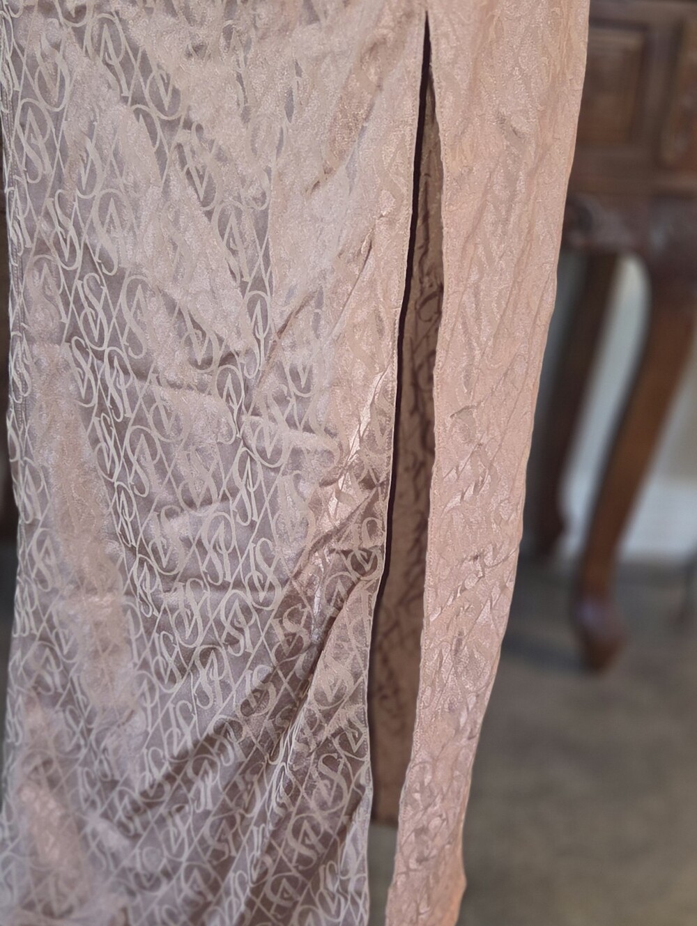 Victoria's Secret Gold Slip Chemise Nightgown - Picture 2 of 5